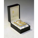 Halcyon Days enamel box - made exclusively for Buckingham Palace to commemorate the Diamond