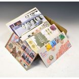 Stamps/Coins - Collection of GB and World postal coin covers including; commemorative £1 and 50p