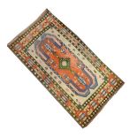 Large South Caucasian wool rug or carpet, 257cm x 336cm