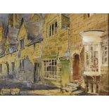 P. Whittingham - Watercolour - William Grevel's House, High Street, Chipping Camden, 29cm x 39.