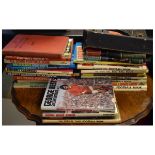 Books - Approximately thirty vintage football related books comprising: Football World 1971, The