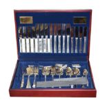 Viners 'Guild Silver Collection' silver plated canteen of cutlery, cased