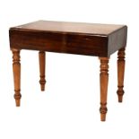 Victorian mahogany bidet stool fitted ceramic liner