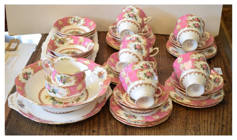 Royal Albert 'Lady Carlyle' pattern part tea set