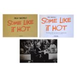 Books - Billy Wilder's Some Like It Hot (Taschen), within original presentation box