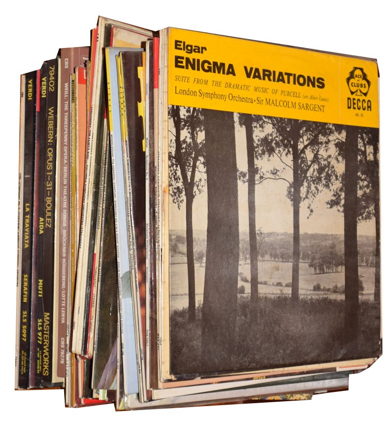 Records - Selection of classical to include; Elgar, Verdi, etc