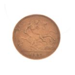 Gold Coins - Edward VII half sovereign 1907