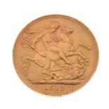 Gold Coins - George V sovereign 1912