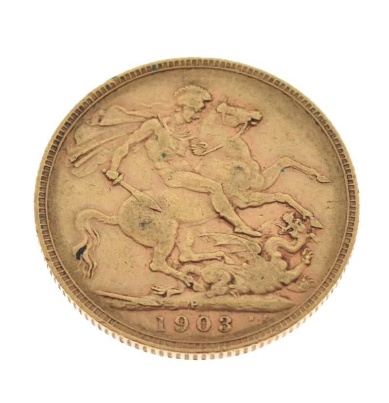 Gold Coins - Edward VII sovereign 1903