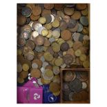 Coins - Collection of World, GB coins and medallions, together with a coin reference book