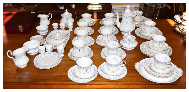 Royal Albert 'Memory Lane' pattern extensive tea service