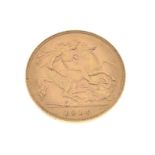 Gold Coins - George V half sovereign 1914