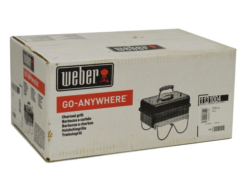 Weber, Go-Anywhere portable charcoal grill, boxed