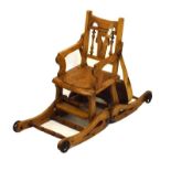 Child's been framed metamorphic high/rocking chair