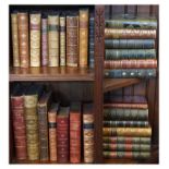 Books - Group of approximately 29 19th Century leather bound books comprising: Smiths Latin-