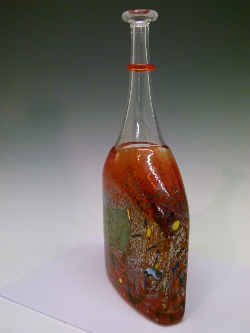 Bertil Vallien for Kosta Boda - Glass 'Satellite' vase, Artists Collection, inscribed and numbered - Image 3 of 8