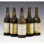 Five bottles of Smith, Woodhouse & Co Vintage Port 1985 Condition: Seals all appear intact,