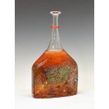 Bertil Vallien for Kosta Boda - Glass 'Satellite' vase, Artists Collection, inscribed and numbered