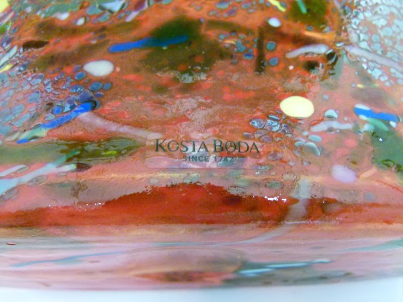 Bertil Vallien for Kosta Boda - Glass 'Satellite' vase, Artists Collection, inscribed and numbered - Image 7 of 8