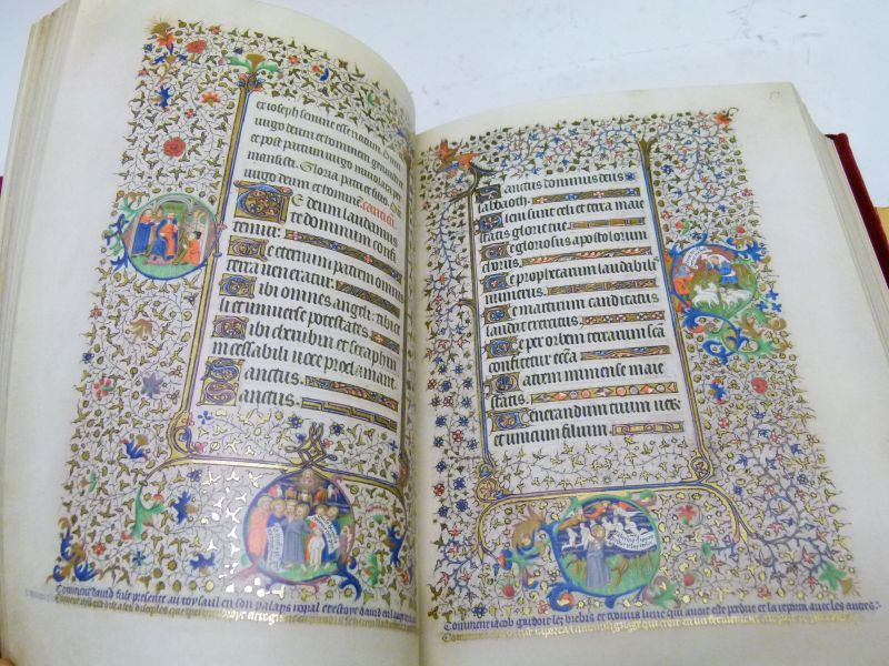 Illuminated manuscript - Limited edition facsimile (147/980) of 'The Bedford Hours', Lucerne, - Image 8 of 12