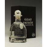 Bottle of Gran Patron Platinum Silver Tequila, Mexico, in original presentation box Condition: