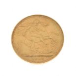 Gold Coin - George V sovereign, 1912 Condition: Some light surface wear and wear to edges from