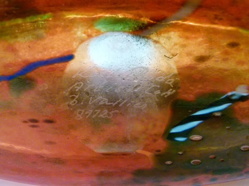 Bertil Vallien for Kosta Boda - Glass 'Satellite' vase, Artists Collection, inscribed and numbered - Image 8 of 8
