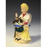 Kevin Francis - Limited edition Peggy Davies character jug, No.150/500, 23cm high
