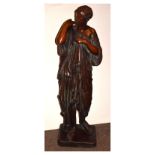Early 20th Century bronzed composition figure of Venus unbuttoning her robe, after the Antique, 71.