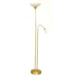 Modern floor standing uplighter/reading lamp