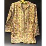 20th Century lady's embroidered jacket decorated allover with flowers