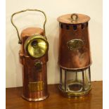 Ceag Miners Supply Company Ltd type BE3 mining lamp, together with one other incomplete Prima lamp