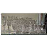 Waterford Crystal - Part-suite of Lismore pattern table glass (24)