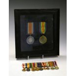 First World War medal group belonging to 31306 Pte.W.R.J. Goldsworthy of the Somerset Light