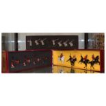 Britains - Hand painted military figure series sets comprising: 00168 Russian Infantry, 40187