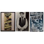 Cinema Interest - Facsimile film posters, framed, together with a quantity of ephemera including