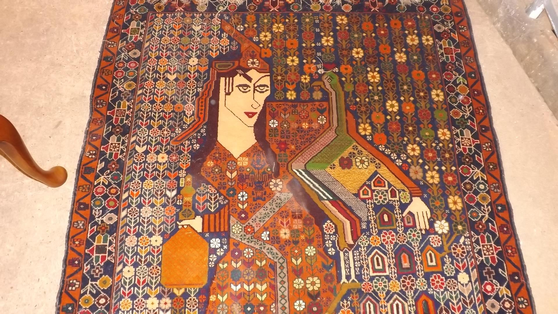 A 20th century Middle Eastern carpet/wal - Image 2 of 2