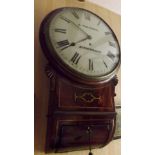 A fine quality Regency wall clock with e