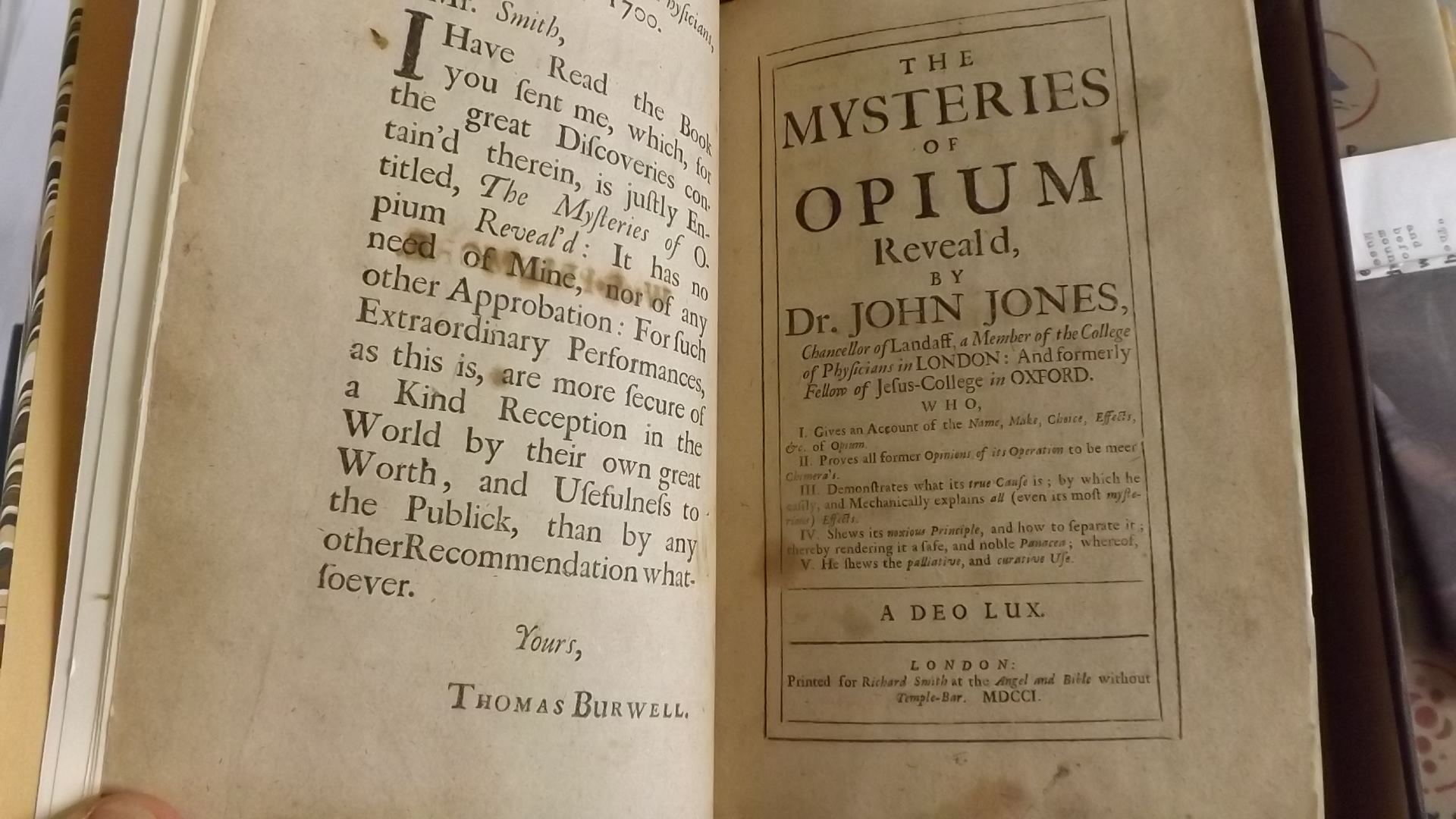 "Mysteries of Opium revealed by Doctor J