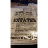 A mid 19th century Gedney Hill Sale bill
