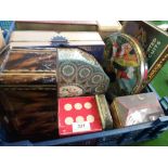 A sundry lot of tins including Car & Co