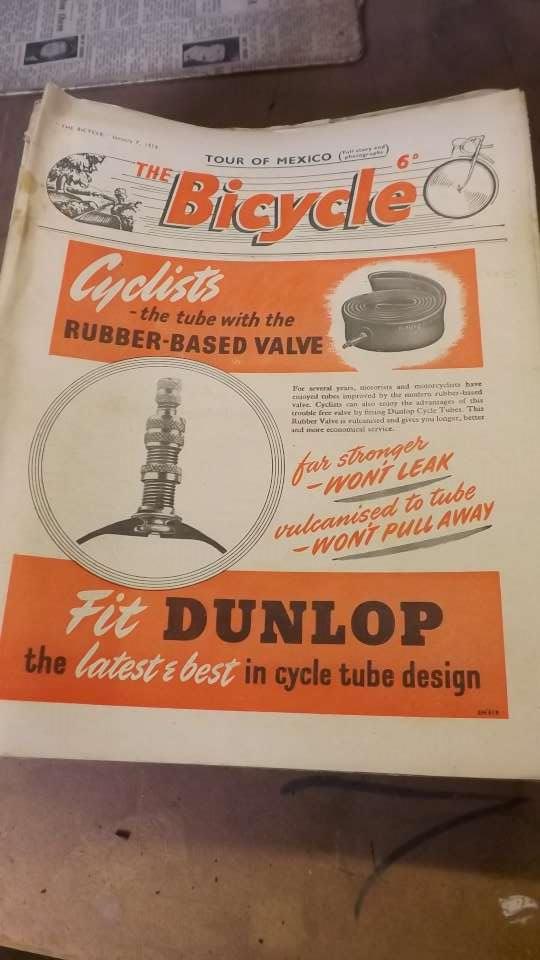 A quantity of early 1950s bicycle magazi