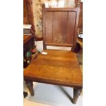 A 19th century wainscot chair on reduced