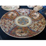 An extremely fine large oriental porcela