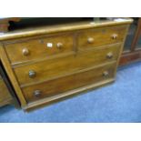 MAHOGANY 4 DRAWER CHEST EST [£40-£60]