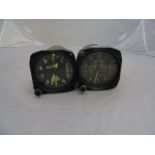 TWO AIRCRAFT INSTRUMENTS 5CM DIA EST [£25-£30]