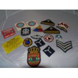 MILITARY CLOTH INSIGNIA & BADGES EST[£12-£25]