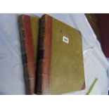 TWO VOLUMES HALF LEATHER OF THE GALLERY OF ENGRAVINGS EST [£20- £40]