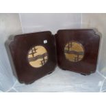 ART DECO BAKELITE RADIO SPEAKERS BY PHILLIPS 42 cm x 42cm EST[£45-£90]