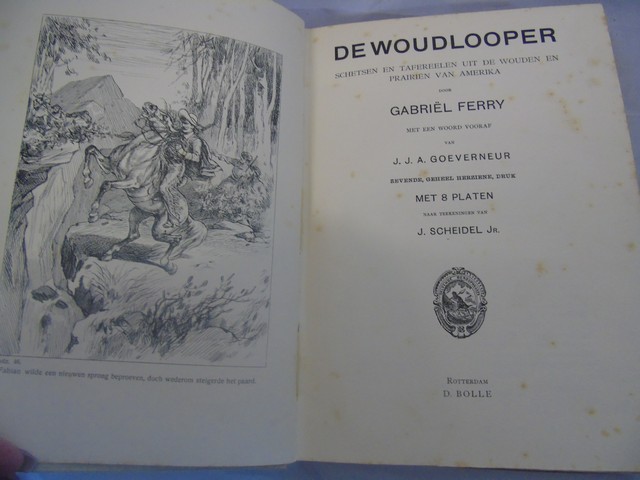 THREE DUTCH JUVENILE BOOKS TWEE PATHFINDERS ,DE JONGENS & DE WOUDLOOPER EST [£50- £80] - Image 3 of 7